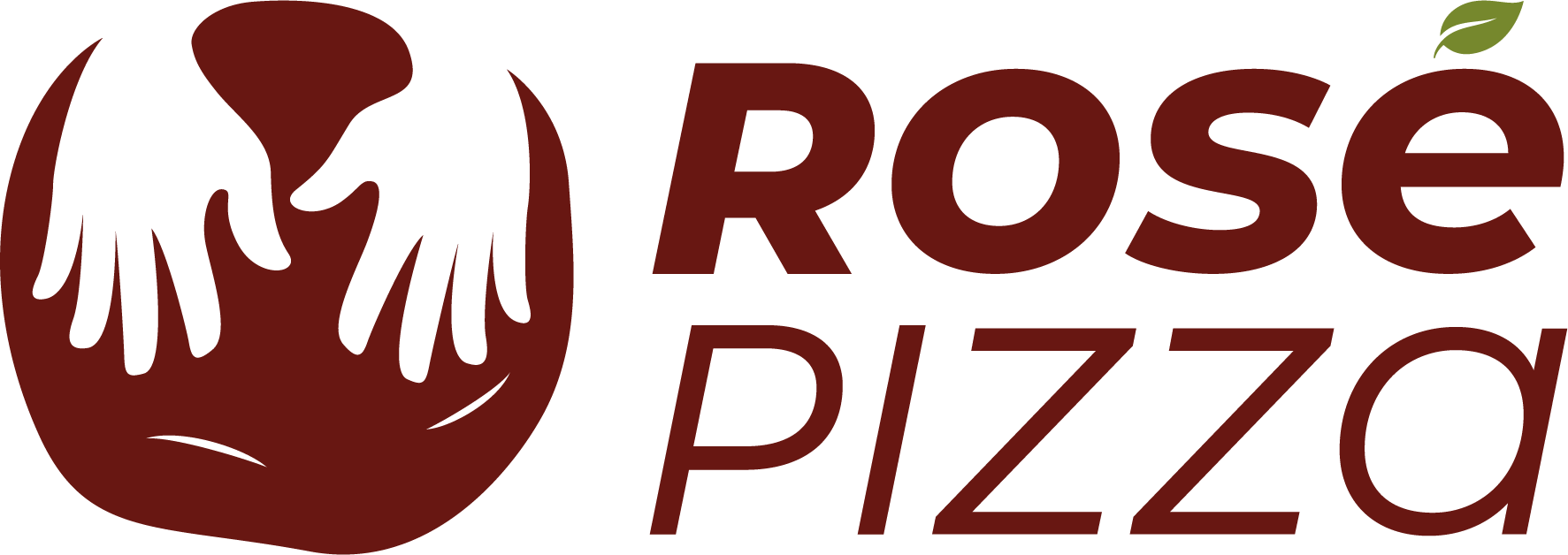 Logo Rosé Pizza, restaurant et pizzeria.